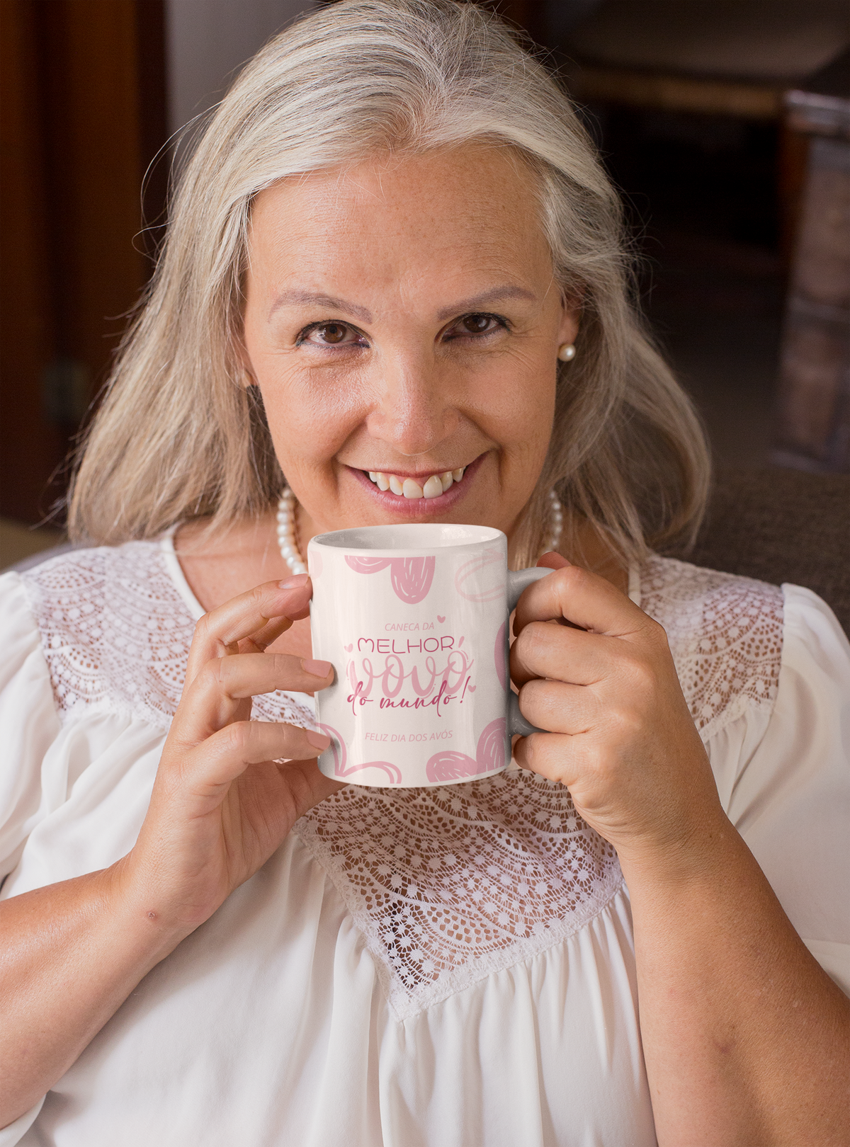 Caneca Dia dos Avós Personalizada - Brinde Presente Especial