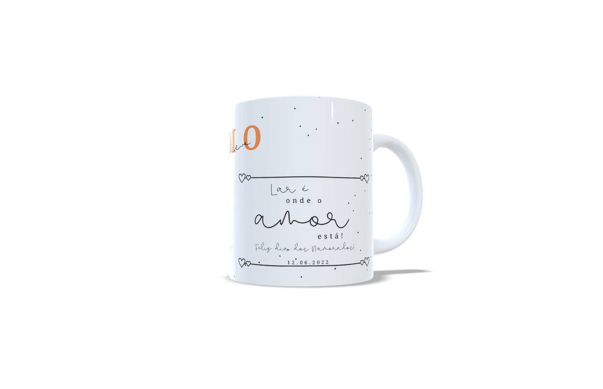 Caneca Love - Lar é onde o amor está