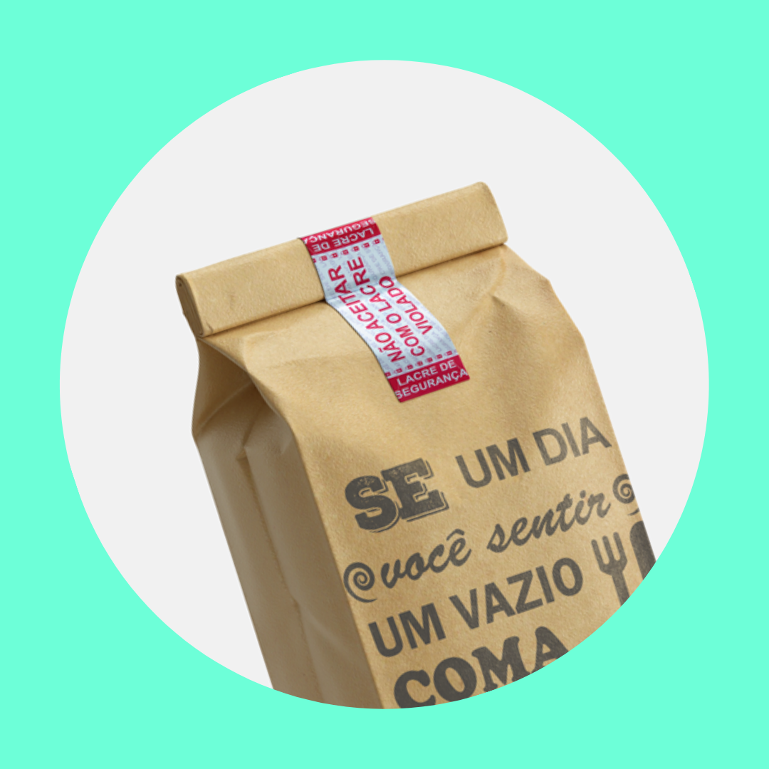 Adesivo Lacre de Segurança Delivery - 24x200mm - 80g - 4x0