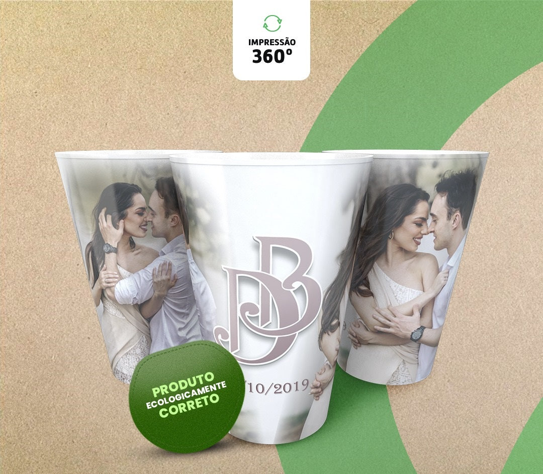 Copo Ecológico Twister 520ml - Brinde Sustentável Personalizado