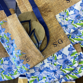 Kit Slim Personalizado – Bolsa Sacola + necessaire carteira G + Chinelo
