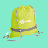 Sacola Tipo Mochila com Elementos Refletores