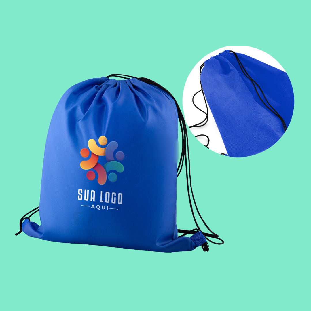 Sacola Mochila em Nylon 210g