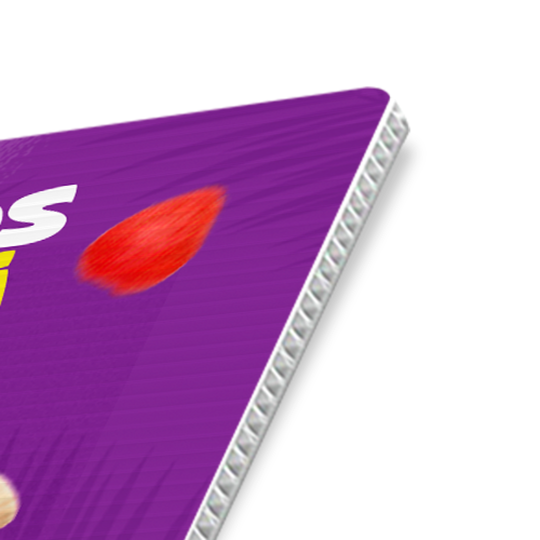Placa Pirulito de Mão Adesivada - Sinalização Eventos Promoções