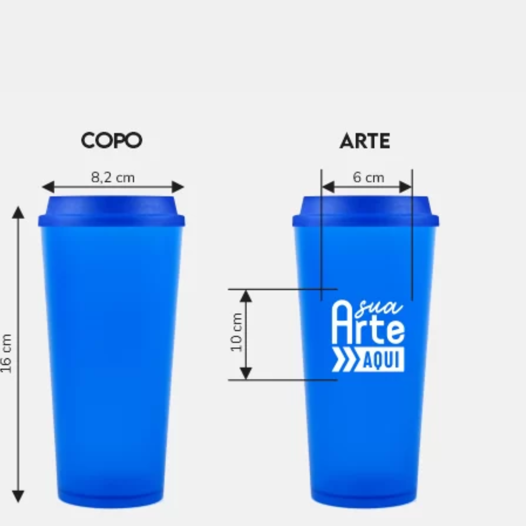Copo Twister 520ml Tampa Bucks - Brinde Corporativo Sustentável