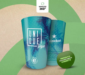 Copo Ecológico Twister 520ml - Brinde Sustentável Personalizado