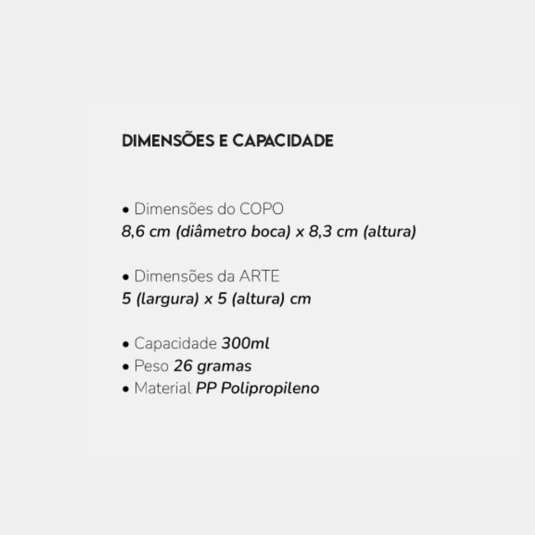 Copo Whisky ECO 300ml Tampa Bucks - Brinde Corporativo Sustentável