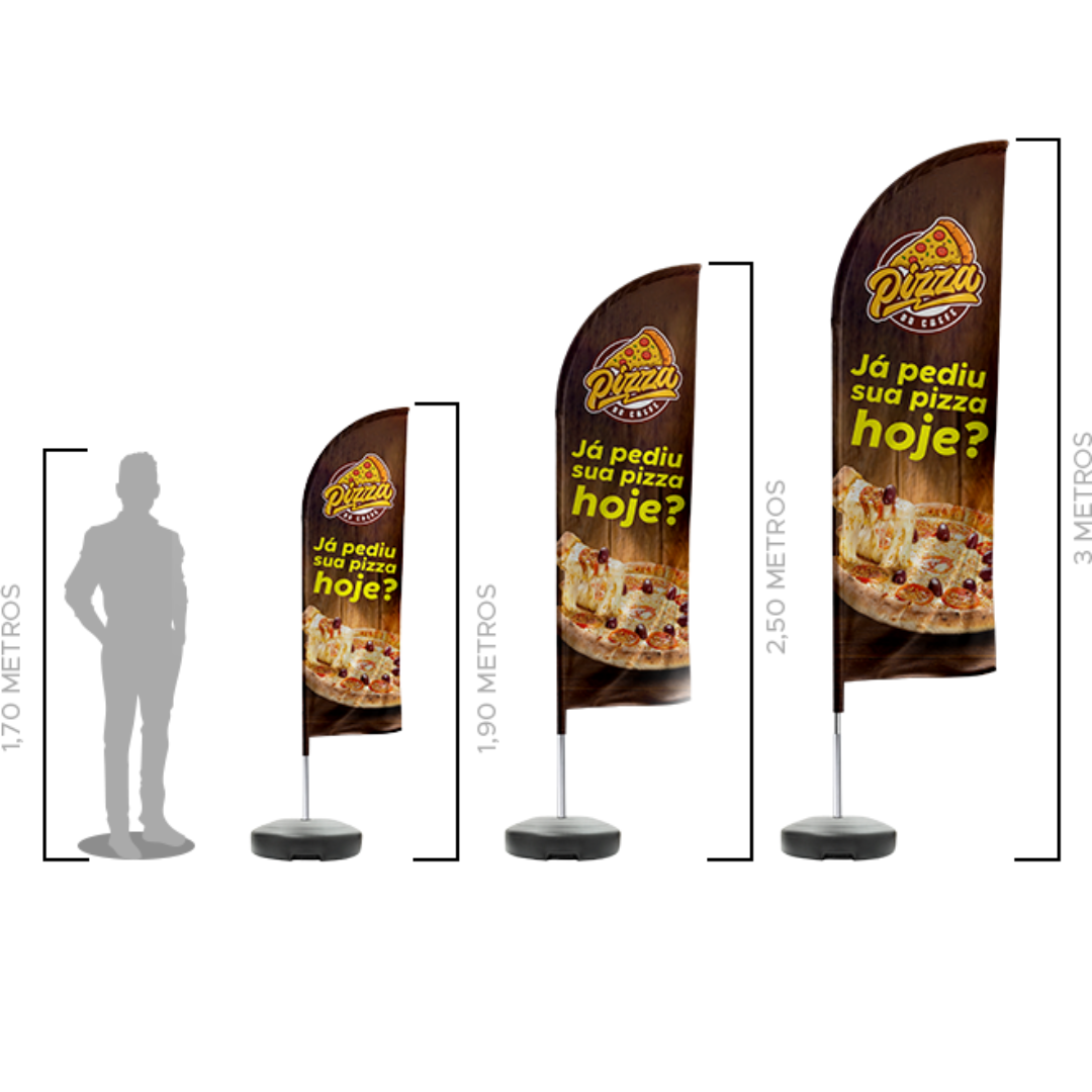 Wind Banner Completo para Piso