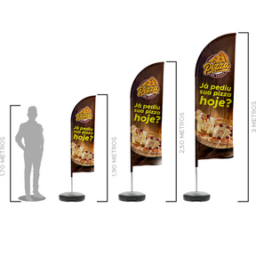 Wind Banner Completo para Piso