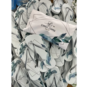 COMBO – Chinelo personalizado + necessaire carteira G