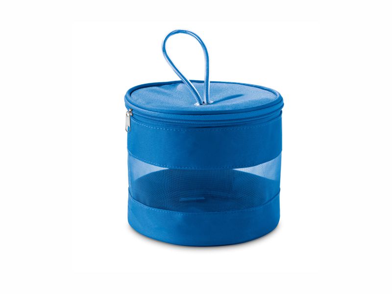 Necessaire de Cosméticos em Microfibra e Tela