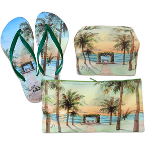 COMBO BOX  Personalizado – Chinelo + necessaire carteira G + BOX P