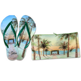 COMBO – Chinelo personalizado + necessaire carteira G