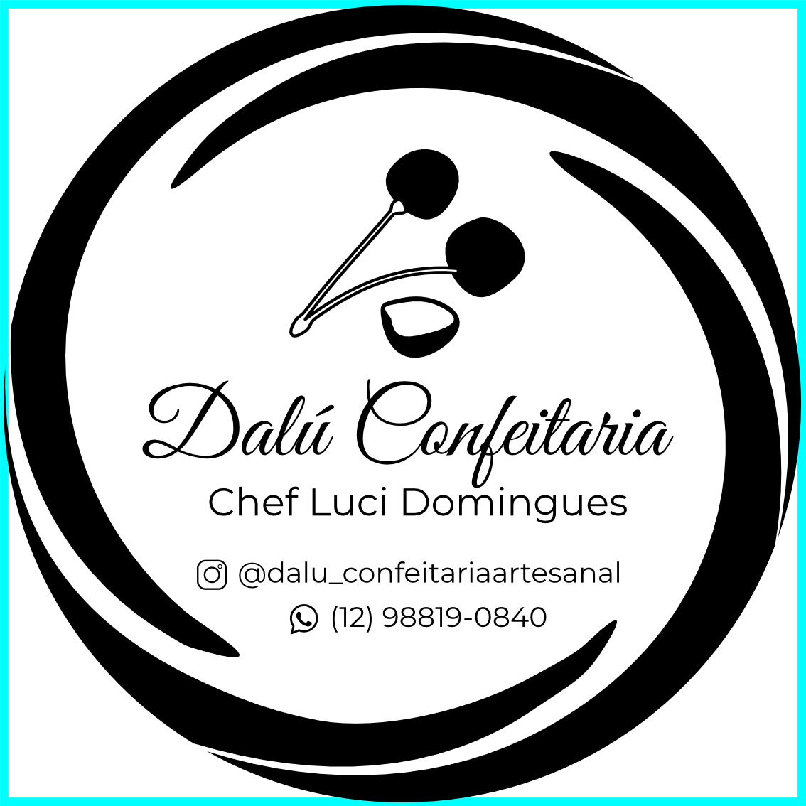 Carimbo Identidade Confeiteiras - Personalização Sacolas Embalagens