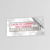 Etiqueta Lacre de Garantia VOID Poliester Adesivo Prata - 150g