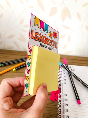 Card Post-it Lembrete Personalizado - Bloco Adesivo Corporativo