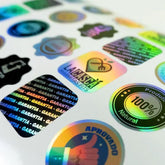 Vinil Holográfico Rainbow 170G - Personalizado - 30x30mm
