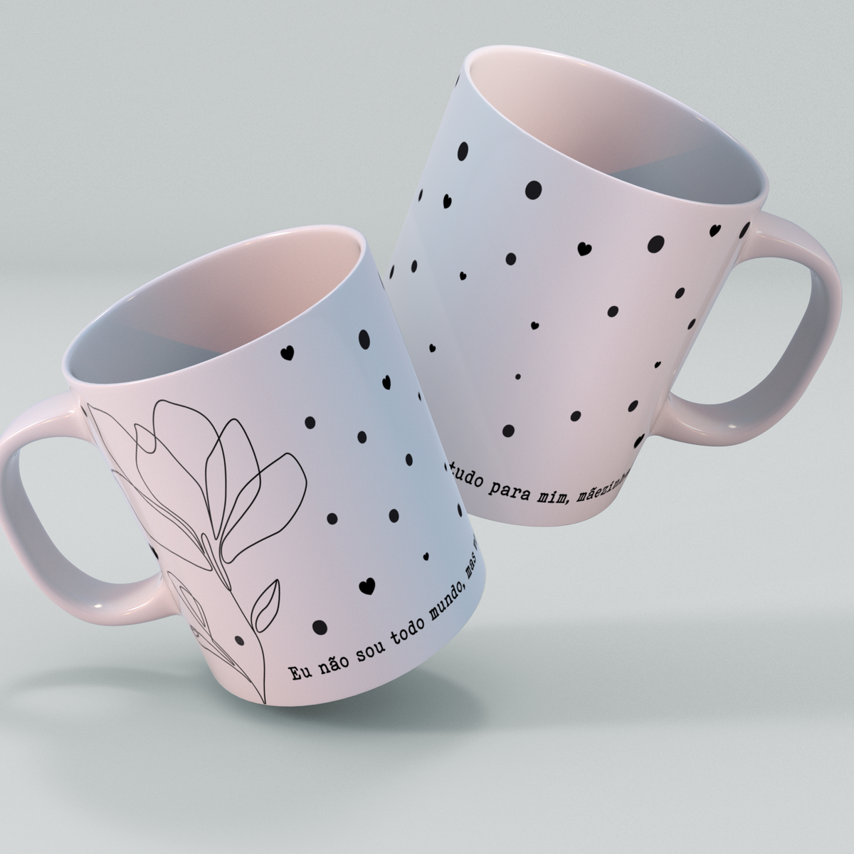 Caneca Minimalista - Dia das Mães - Não sou todo mundo