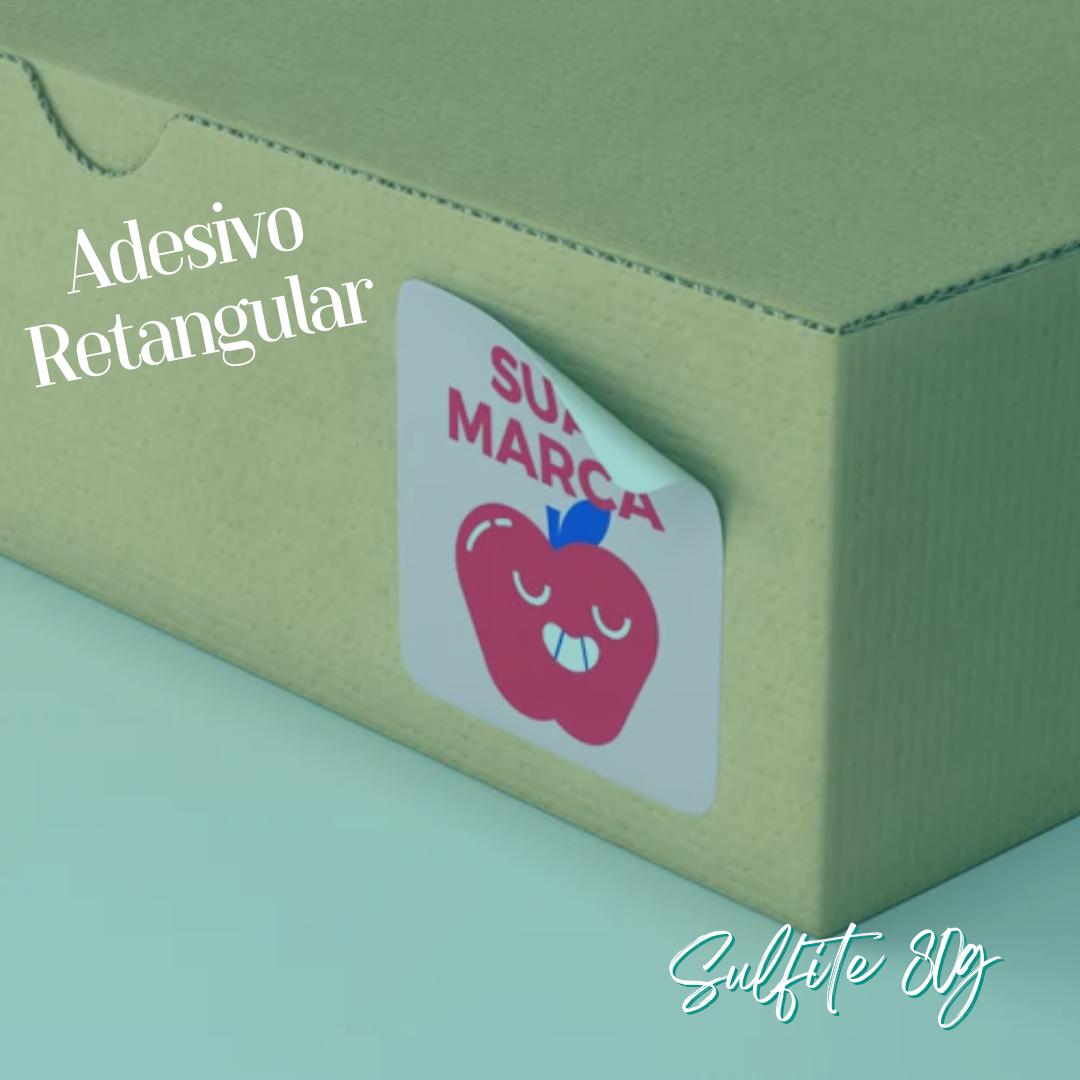Adesivo em Folha Sulfite - 80g 4x0