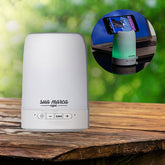Caixa de Som com Luminária