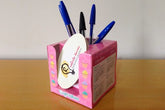 Calendário de Mesa Cubo - 80x80mm em Couché Brilho 250g - 4x0