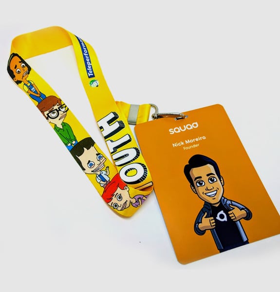 Credencial de identificação em PVC Personalizado