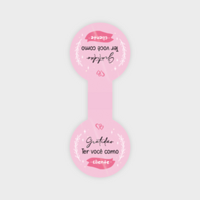 Adesivo Lacre Fecha Sacola - 40x50mm 80g