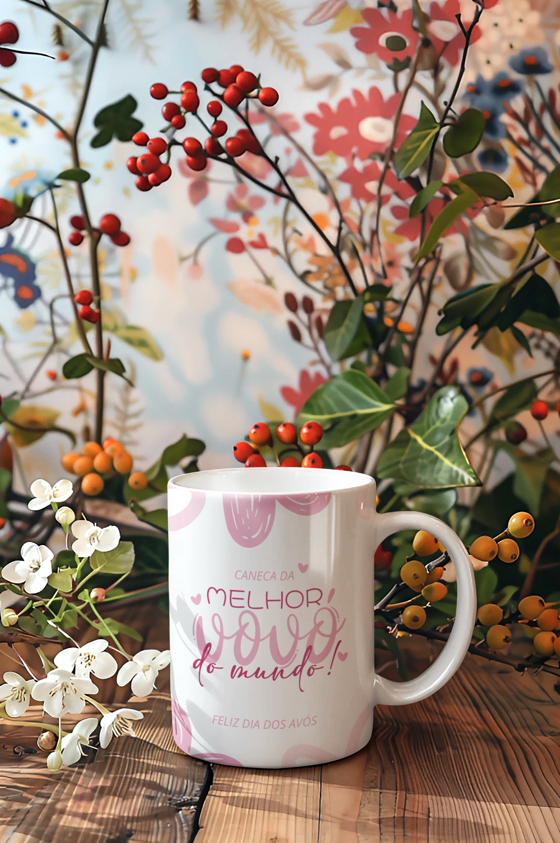 Caneca Dia dos Avós Personalizada - Brinde Presente Especial